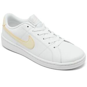 Women's Nike Court Royale 2 White and Yellow Sneaker-Size 8-